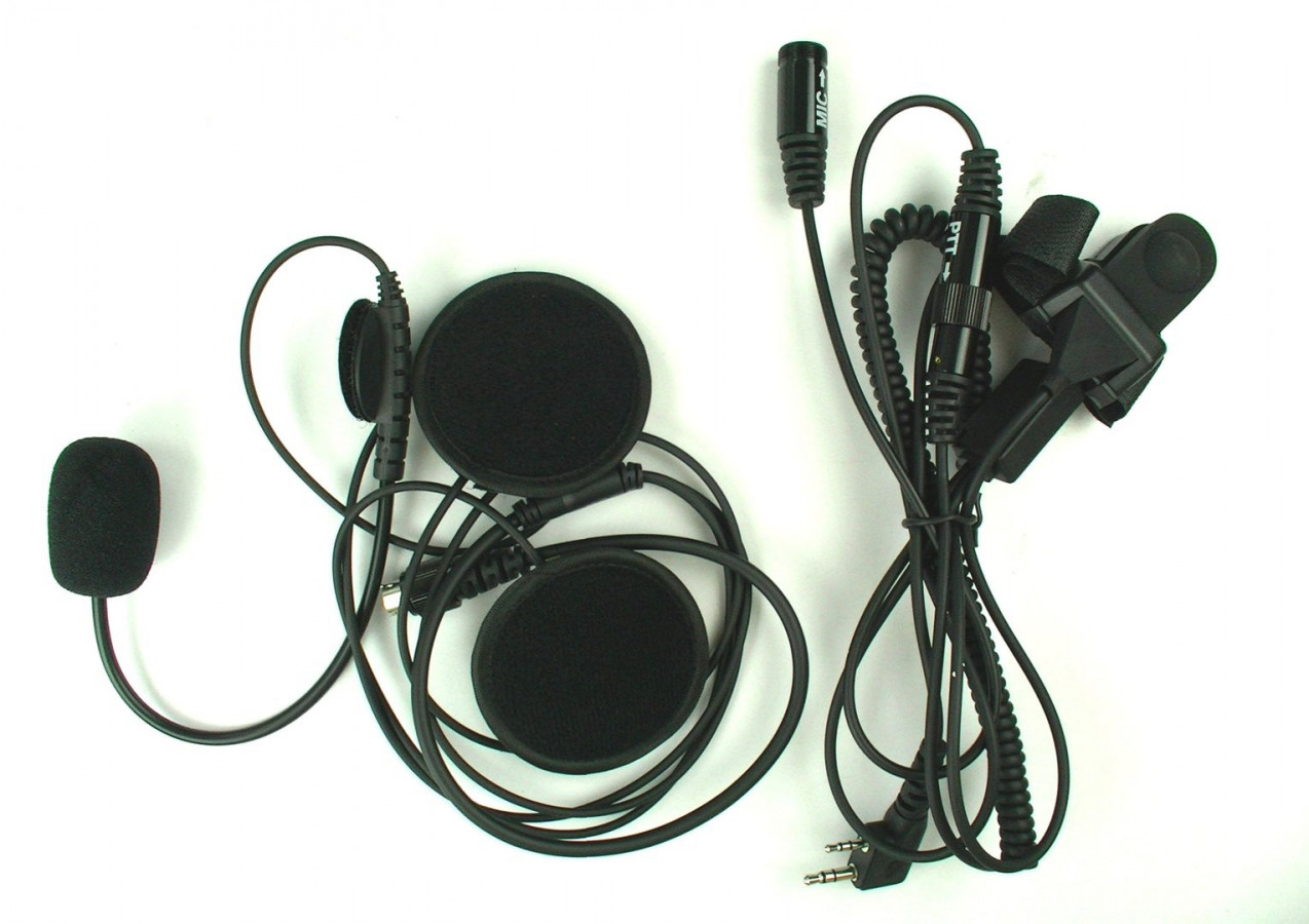 Micro avec écouteurs plats casque ouvert EARCOM HS-4000-PRO - Soaring Shop